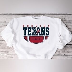 Texans Football Logo Crewneck